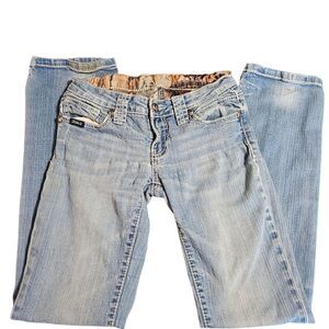Adiktd Blue Straight Leg Jeans Classic Denim